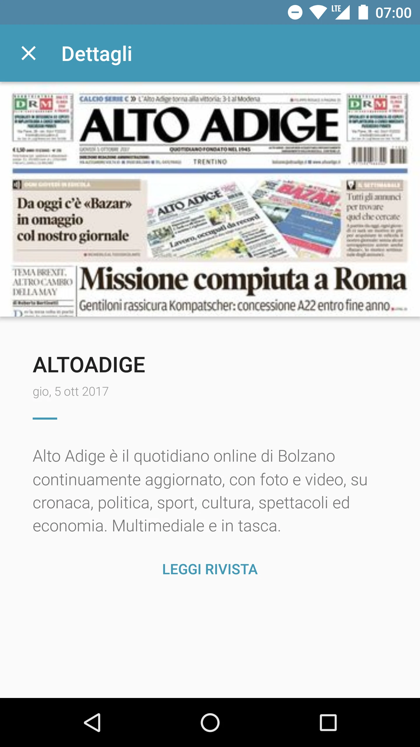 Alto Adige screenshot