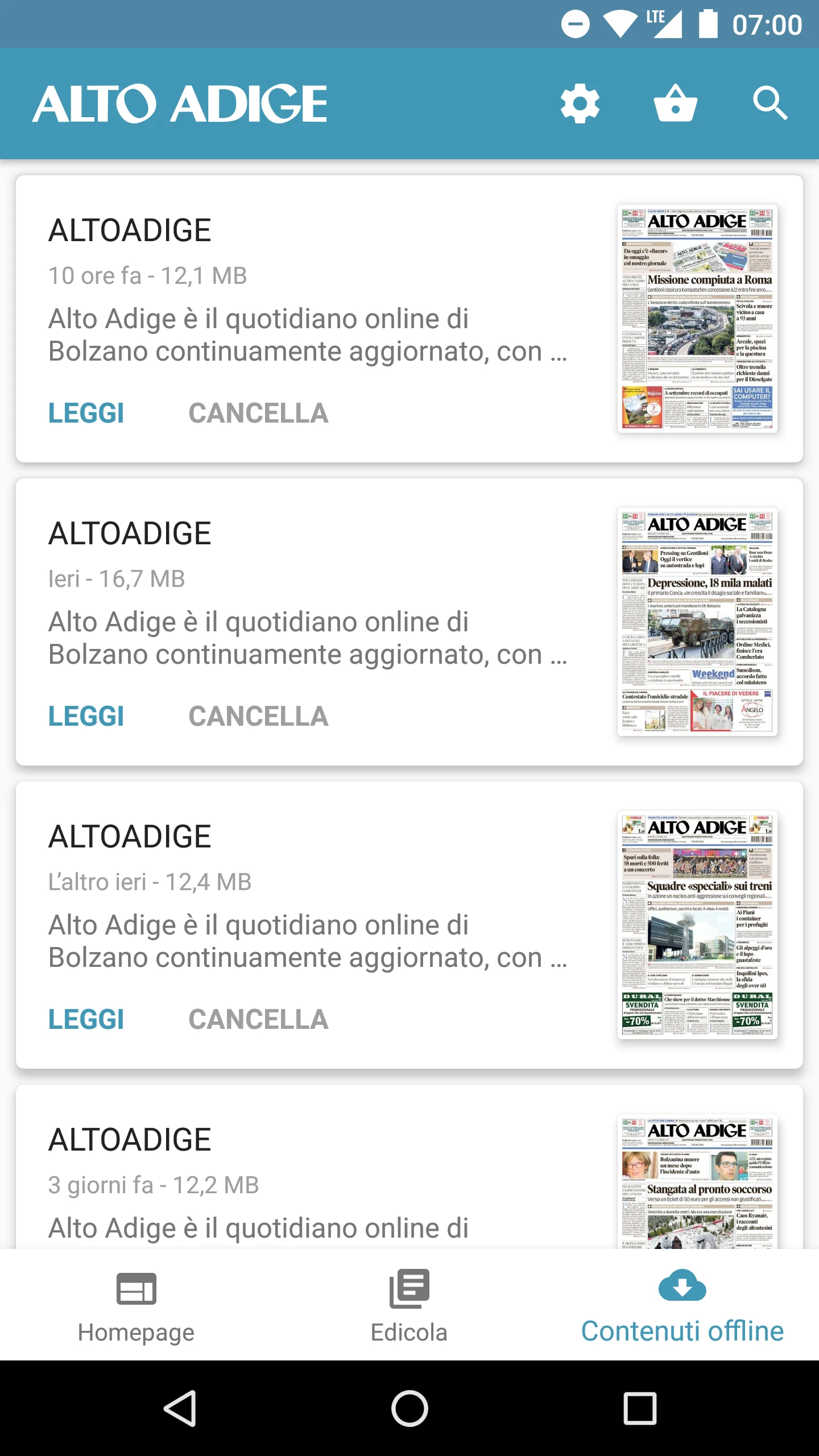 Alto Adige screenshot